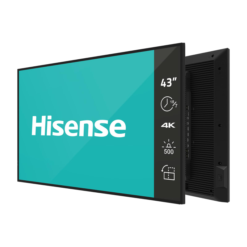 【2023年製】 Hisense 43inch 4K テレビ ADSパネル 43” 4K UHD Digital Signage Display - 18/7 Operation . Hisense