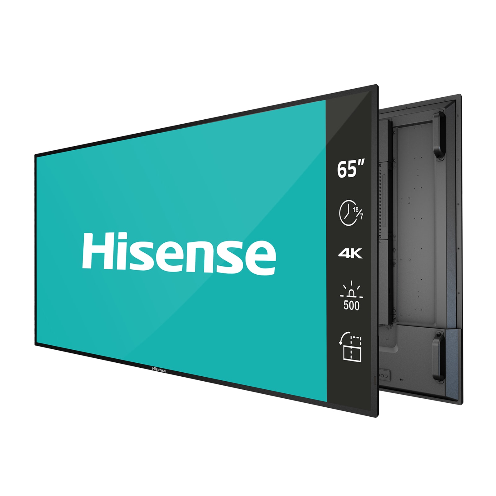 65” 4K UHD Digital Signage Display - 18/7 Operation. Hisense 