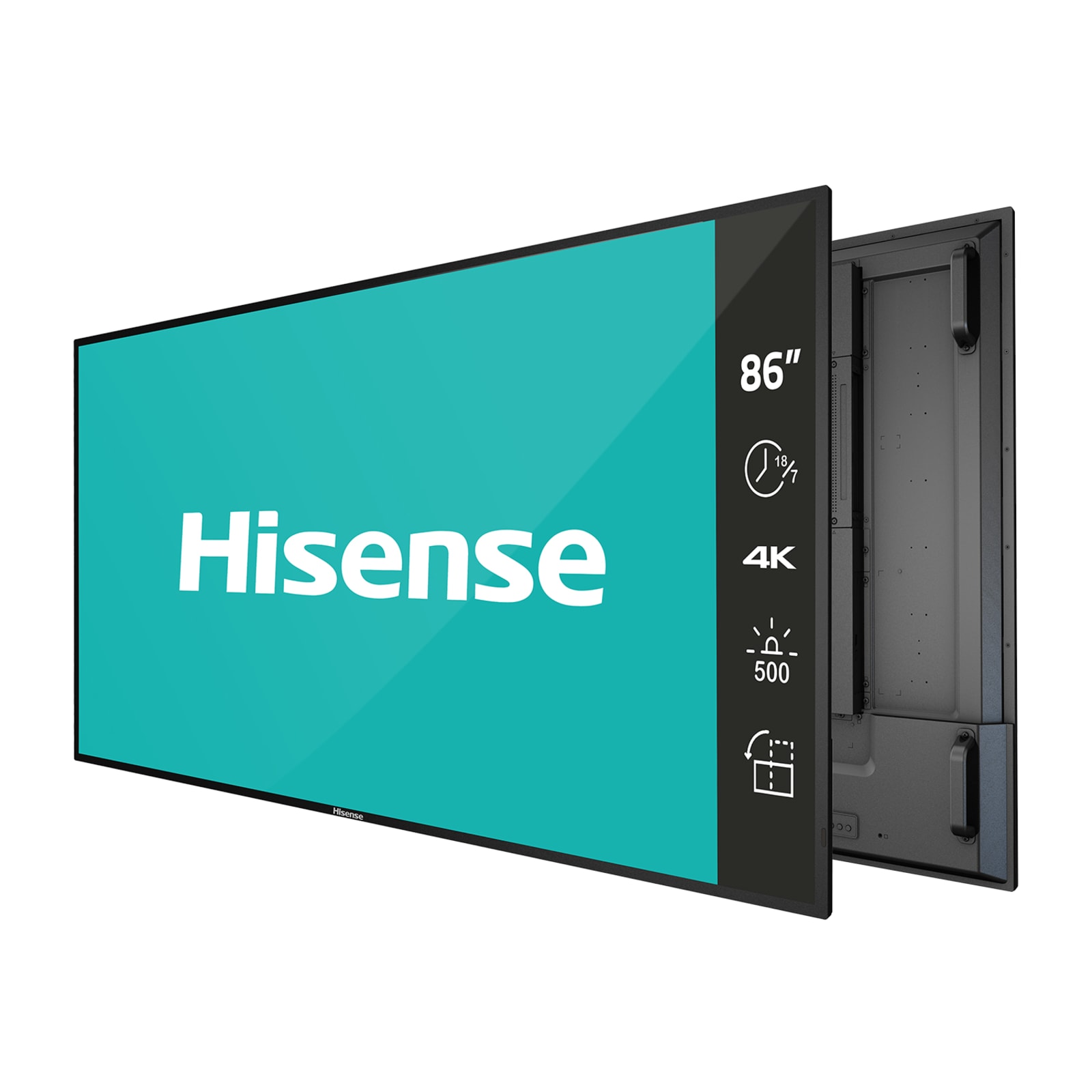 86” 4K UHD Digital Signage Display - 18/7 Operation. Hisense